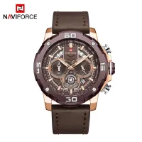 NAVIFORCE NF9175 Popular Classic Men's Quartz Multifunction Watches Casual Fashion Wristwatch with 3 Small Dials Chronograph Male Clock